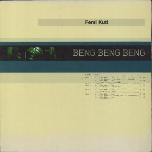 Femi Kuti Beng Beng Beng 12" vinyl single (12 inch record / Maxi-single) French 2JN12BE806595