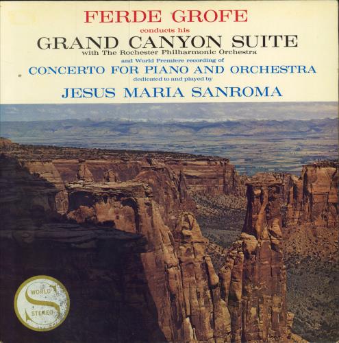 Ferde Grof Grand Canyon Suite / Concerto For Piano And Orchestra vinyl LP album (LP record) UK FEGLPGR783955