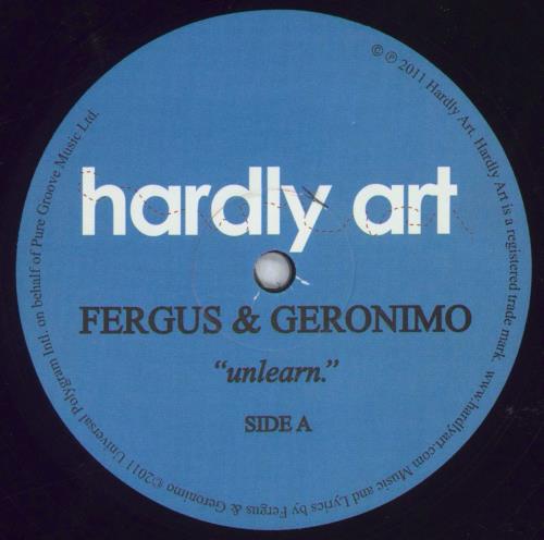 Fergus & Geronimo Unlearn. vinyl LP album (LP record) UK 6YSLPUN826935