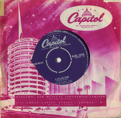 Ferlin Husky A Fallen Star 7" vinyl single (7 inch record / 45) UK FHR07AF546313