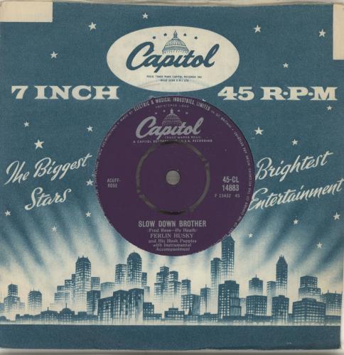Ferlin Husky Slow Down Brother 7" vinyl single (7 inch record / 45) UK FHR07SL696573