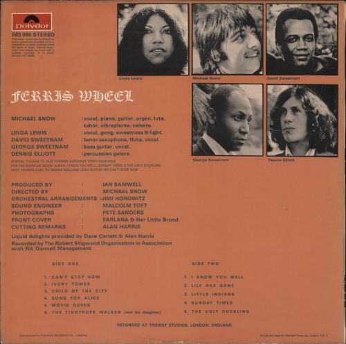 Ferris Wheel Ferris Wheel vinyl LP album (LP record) UK FW-LPFE867196