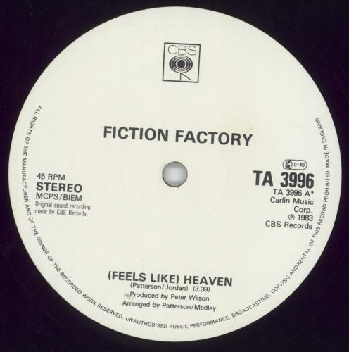 Fiction Factory (Feels Like) Heaven 12" vinyl single (12 inch record / Maxi-single) UK F-F12FE07672