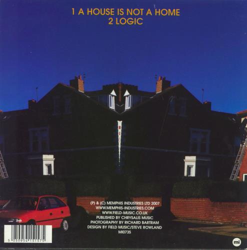 Field Music A House Is Not A Home 7" vinyl single (7 inch record / 45) UK FEM07AH716283