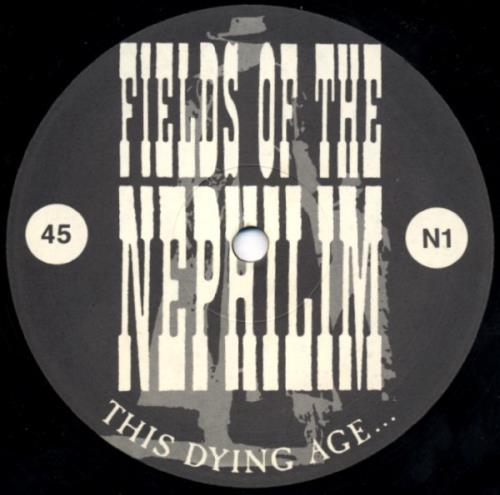 Fields Of The Nephilim Burning The Fields EP - 3rd 12" vinyl single (12 inch record / Maxi-single) UK FIE12BU164357