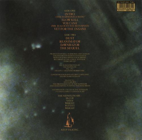 Fields Of The Nephilim Dawnrazor vinyl LP album (LP record) UK FIELPDA598500