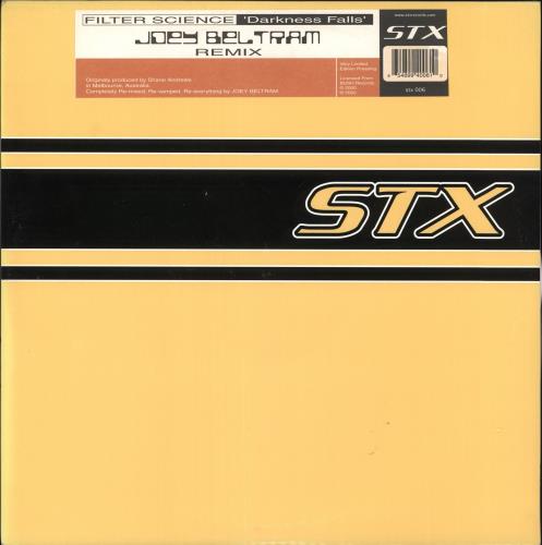 Filter Science Darkness Falls - Pink Vinyl 12" vinyl single (12 inch record / Maxi-single) US Z2L12DA723259