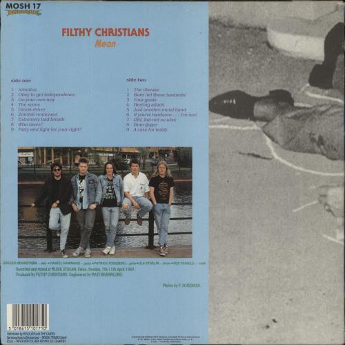 Filthy Christians Mean vinyl LP album (LP record) UK 69-LPME836043