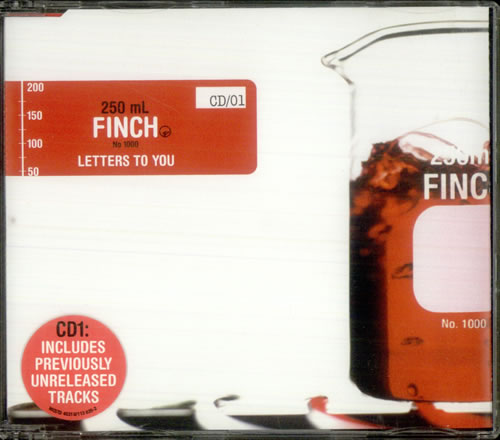 Finch (US) Letters To You 2-CD single set (Double CD single) UK FIC2SLE533585