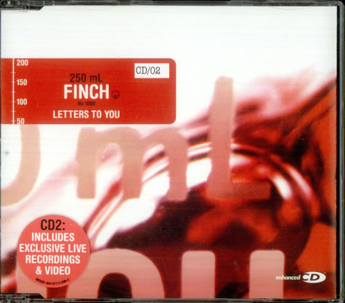 Finch (US) Letters To You 2-CD single set (Double CD single) UK FIC2SLE533585