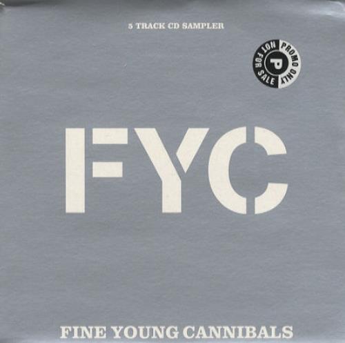 Fine Young Cannibals 5-track Sampler CD single (CD5 / 5") UK FYCC5TR76929