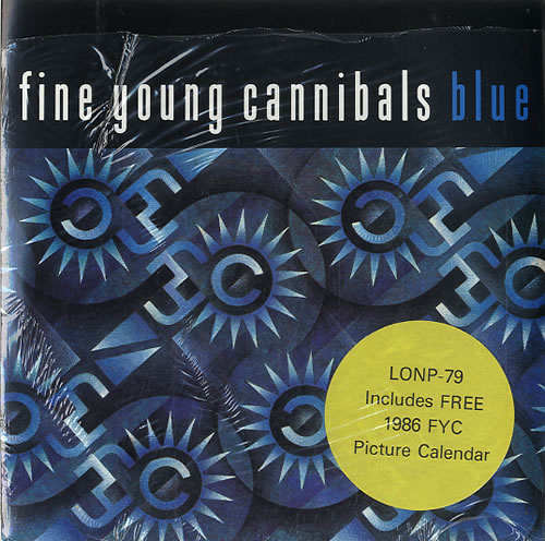 Fine Young Cannibals Blue + Poster 7" vinyl single (7 inch record / 45) UK FYC07BL620554