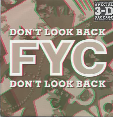 Fine Young Cannibals Don't Look Back 12" vinyl single (12 inch record / Maxi-single) UK FYC12DO191924