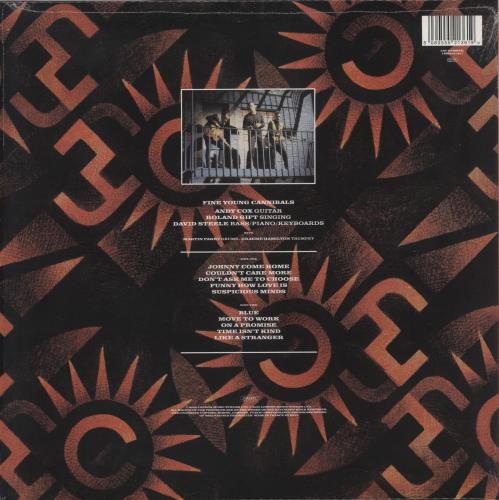 Fine Young Cannibals Fine Young Cannibals - Red Vinyl - Hype-sticker vinyl LP album (LP record) UK FYCLPFI871601