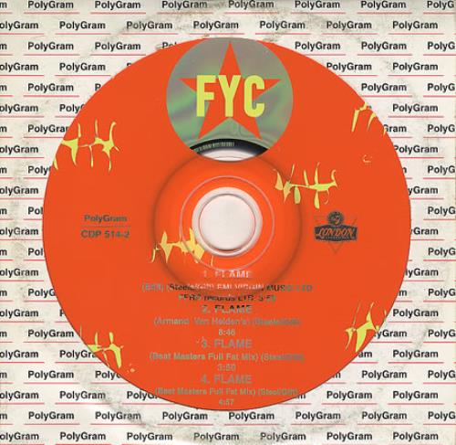 Fine Young Cannibals Flame CD single (CD5 / 5") Mexican FYCC5FL194562