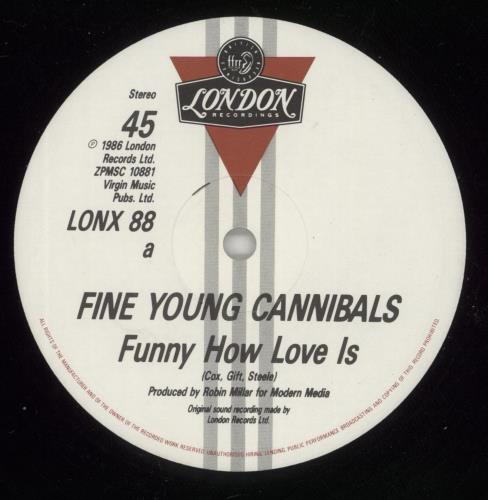 Fine Young Cannibals Funny How Love Is 12" vinyl single (12 inch record / Maxi-single) UK FYC12FU498750