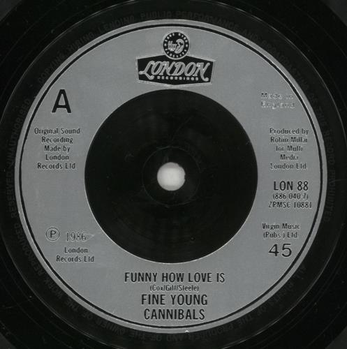 Fine Young Cannibals Funny How Love Is 7" vinyl single (7 inch record / 45) UK FYC07FU525519