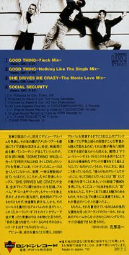 Fine Young Cannibals Good Thing 3" CD single (CD3) Japanese FYCC3GO223770