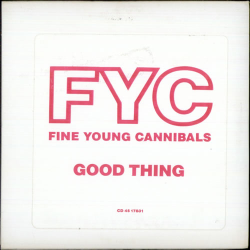 Fine Young Cannibals Good Thing CD single (CD5 / 5") US FYCC5GO520978