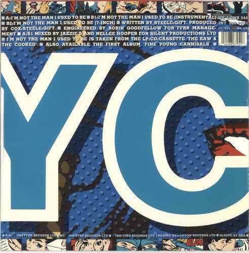 Fine Young Cannibals I'm Not The Man I Used To Be 12" vinyl single (12 inch record / Maxi-single) UK FYC12IM710246