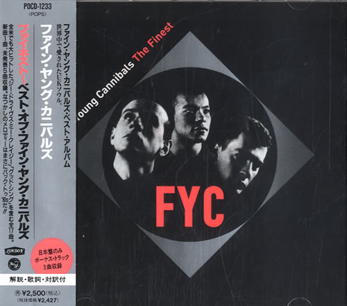 Fine Young Cannibals The Finest CD album (CDLP) Japanese FYCCDTH72381