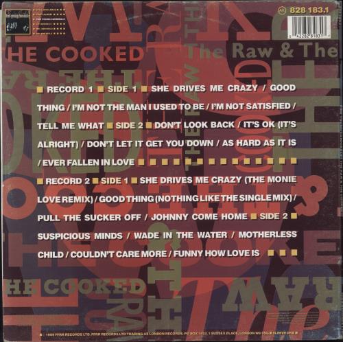 Fine Young Cannibals The Raw & The Cooked - Limited Edition Double Album 2-LP vinyl record set (Double LP Album) Spanish FYC2LTH698244