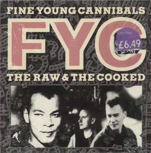 Fine Young Cannibals The Raw & The Cooked - shrink vinyl LP album (LP record) UK FYCLPTH875246