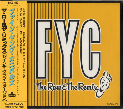 Fine Young Cannibals The Raw & The Remix CD album (CDLP) Japanese FYCCDTH178636