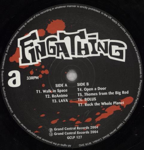 Fingathing And The Big Red Nebula Band 2-LP vinyl record set (Double LP Album) UK 79O2LAN846477
