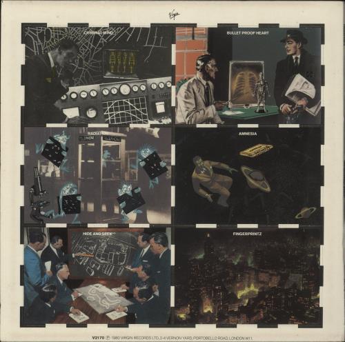 Fingerprintz Distinguishing Marks - Sticker vinyl LP album (LP record) UK FNGLPDI885416