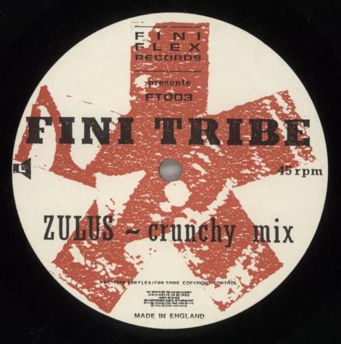 Finitribe Zulus 12" vinyl single (12 inch record / Maxi-single) UK FNT12ZU884398
