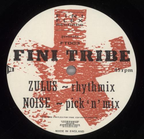 Finitribe Zulus 12" vinyl single (12 inch record / Maxi-single) UK FNT12ZU884398