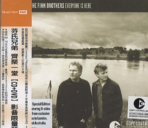 Finn Brothers Everyone Is Here 2-disc CD/DVD set Taiwanese FNB2DEV324673