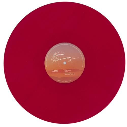 Finneas Blood Harmony - Red Vinyl 12" vinyl single (12 inch record / Maxi-single) US H1Z12BL870105