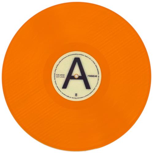 Finneas For Cryin' Out Loud - Orange Vinyl vinyl LP album (LP record) UK H1ZLPFO870124