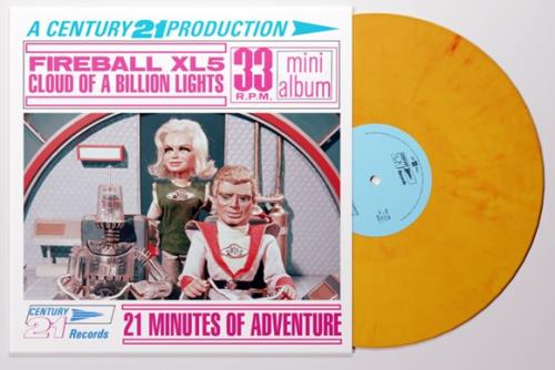 Fireball XL5 Cloud Of A Billion Lights - Flaming Yellow Vinyl - Sealed 7" vinyl single (7 inch record / 45) UK XL507CL800555