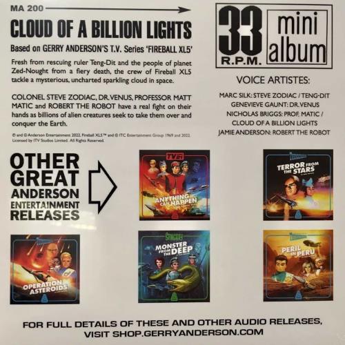 Fireball XL5 Cloud Of A Billion Lights - Flaming Yellow Vinyl - Sealed 7" vinyl single (7 inch record / 45) UK XL507CL800555