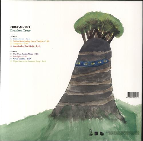 First Aid Kit Drunken Trees - White Vinyl vinyl LP album (LP record) UK FI7LPDR829016