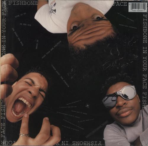 Fishbone In Your Face vinyl LP album (LP record) US FSHLPIN868605