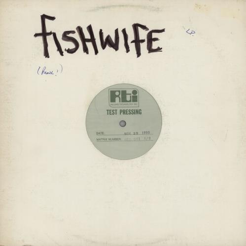 Fishwife Snail Killer - Test Pressing vinyl LP album (LP record) US 1U2LPSN754533