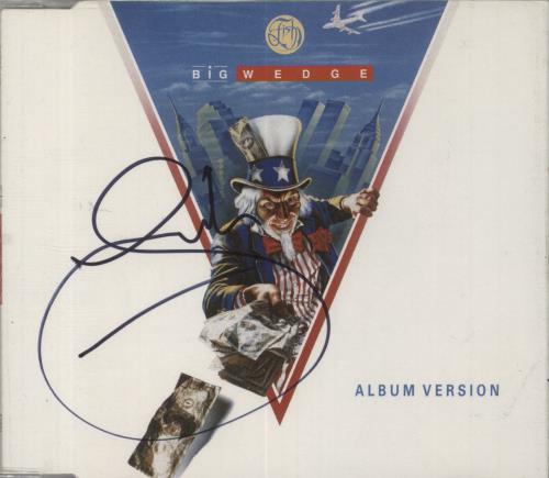 Fish Big Wedge - Autographed CD single (CD5 / 5") UK FISC5BI856236
