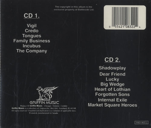 Fish For Whom The Bell Tolls 2 CD album set (Double CD) Canadian FIS2CFO45768