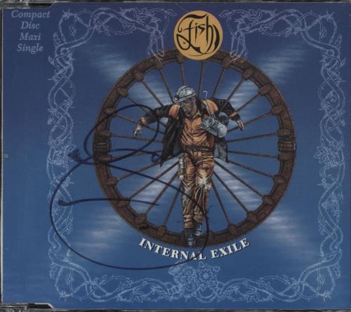 Fish Internal Exile - Autographed CD single (CD5 / 5") German FISC5IN856238