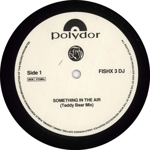 Fish Something In The Air 12" vinyl single (12 inch record / Maxi-single) UK FIS12SO19567