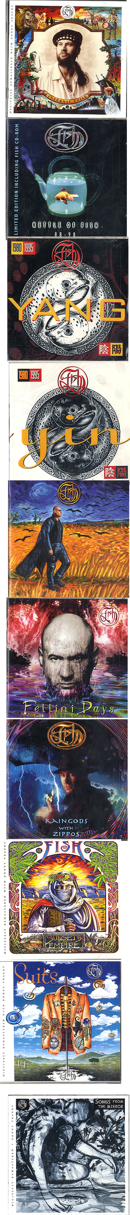 Fish Studio Albums 1990-2004 CD album (CDLP) UK FISCDST620472