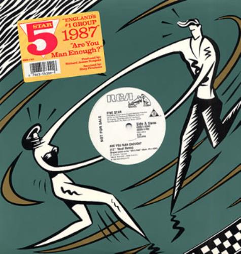 Five Star Are You Man Enough? 12" vinyl single (12 inch record / Maxi-single) US FIV12AR23238