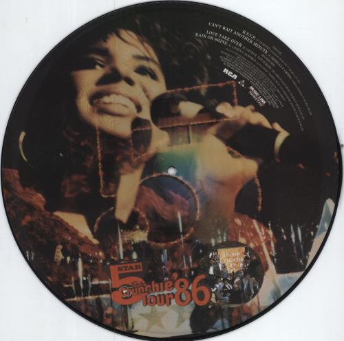 Five Star Crunchie Tour '86 12" vinyl picture disc (12 inch picture record) UK FIV2PCR35363