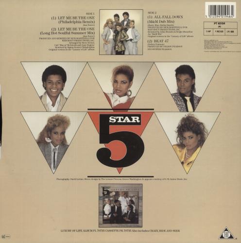Five Star Let Me Be The One 12" vinyl single (12 inch record / Maxi-single) UK FIV12LE192736
