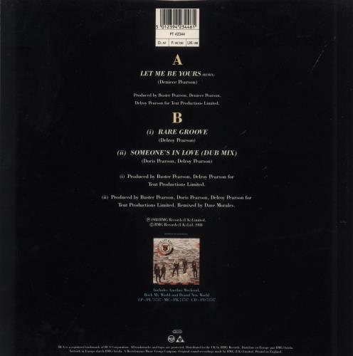 Five Star Let Me Be Yours 12" vinyl single (12 inch record / Maxi-single) UK FIV12LE34411