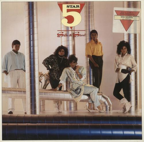 Five Star Silk & Steel - Hype Stickered vinyl LP album (LP record) UK FIVLPSI253277